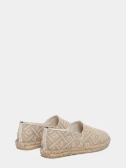 Alpercatas denim com monograma