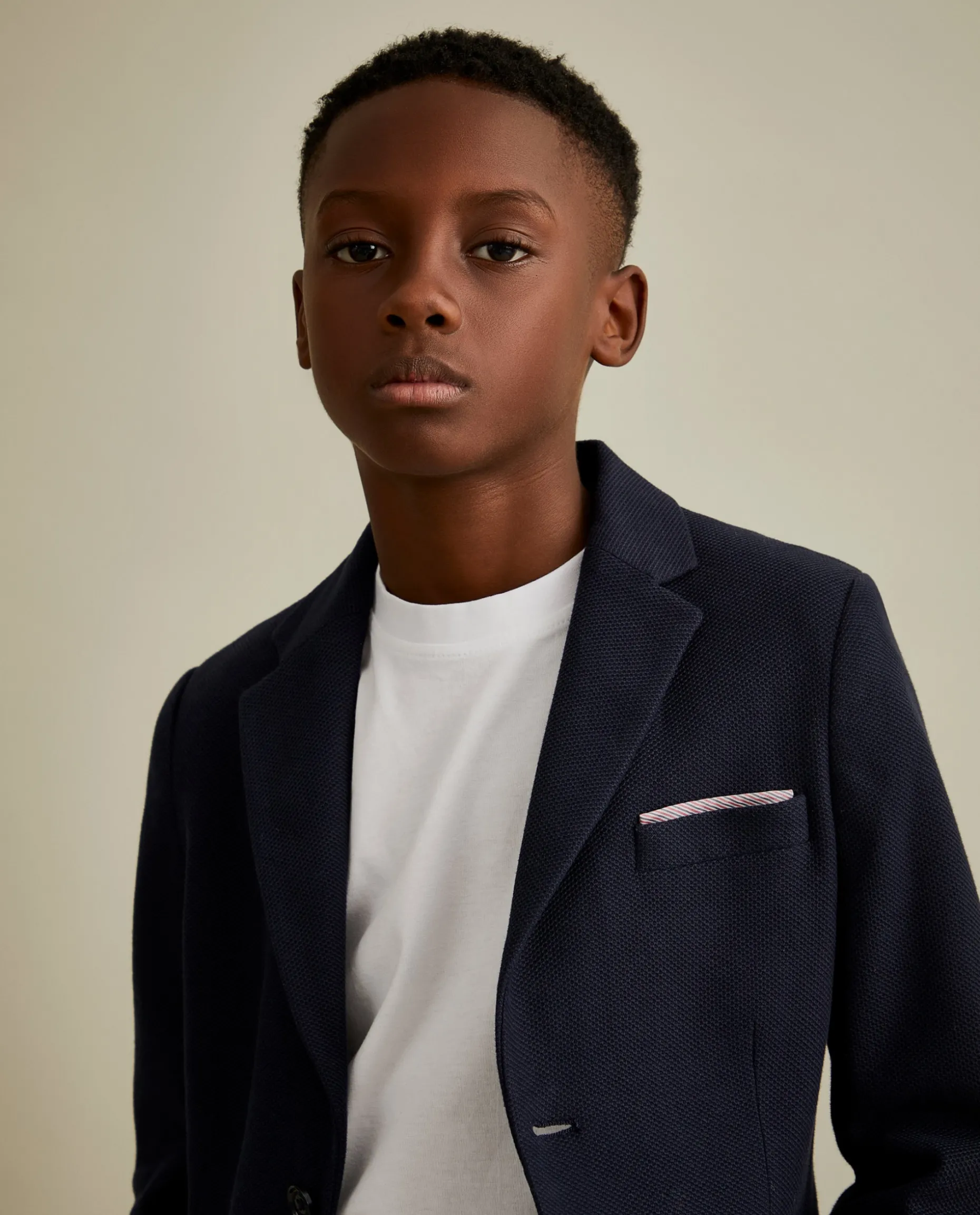 Blazer de algodão com bolsos