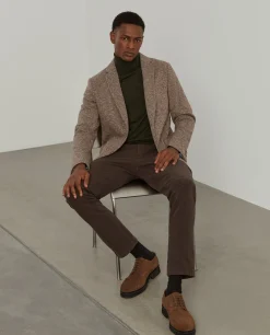 Blazer pied de poule slim fit