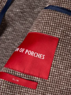 Blazer pied de poule slim fit