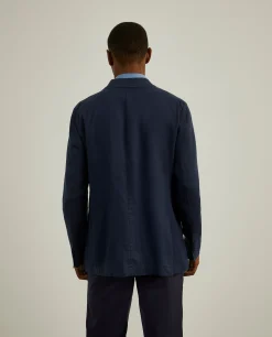 Blazer slim fit em linho