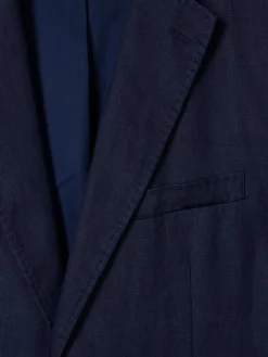 Blazer slim fit em linho