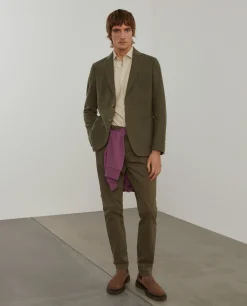 Blazer slim fit mistura de lã