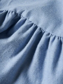 Blusa de manga comprida com folhos