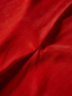 Blusa sem mangas em cupro