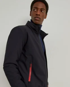 Blusão acolchoado com capuz embutido