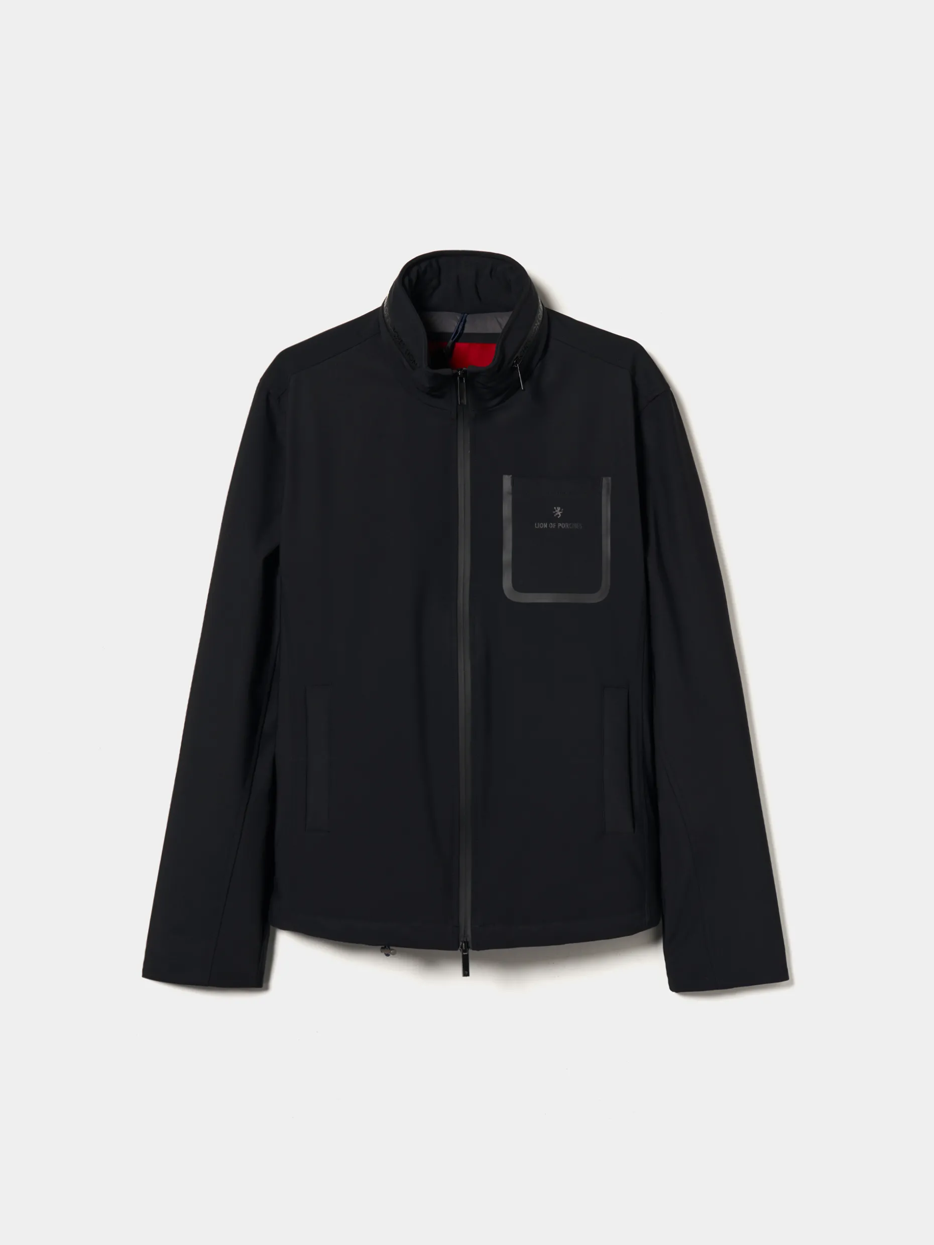 Blusão acolchoado com capuz embutido