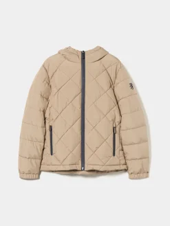 Blusão acolchoado com capuz