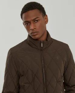 Blusão acolchoado repelente à água