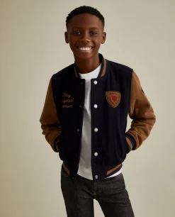 Blusão bomber bicolor