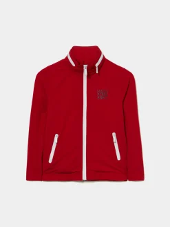 Blusão com capuz embutido