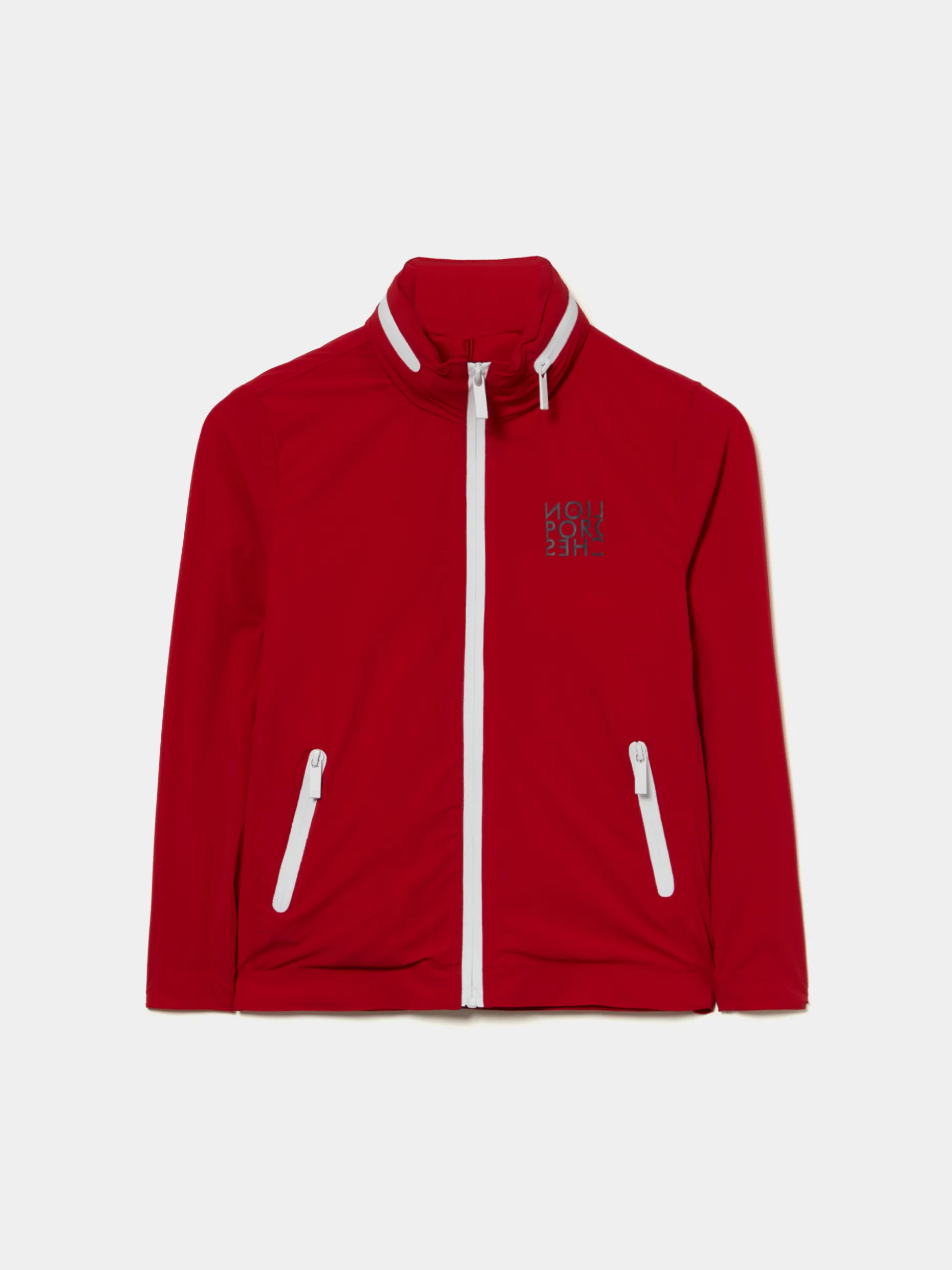 Blusão com capuz embutido