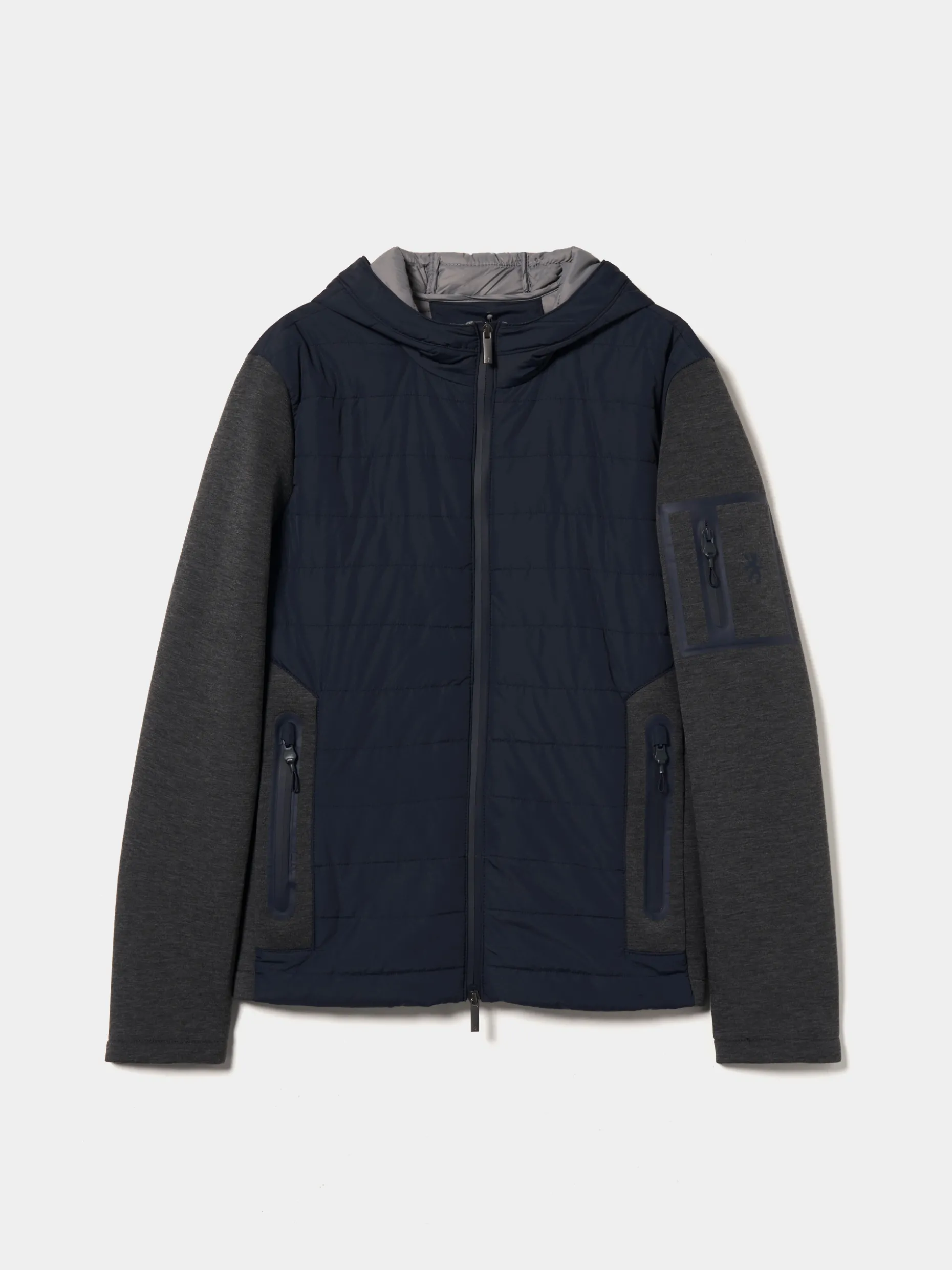 Blusão combinado com capuz