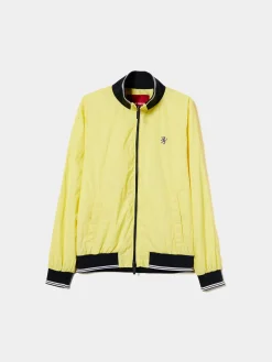 Blusão corta-vento em tecido técnico