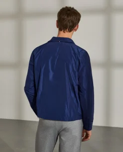 Blusão de tecido técnico com bolsos