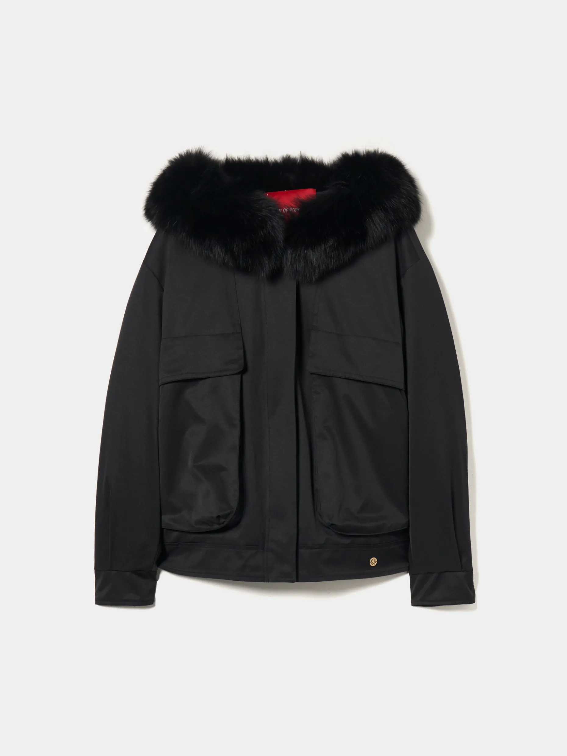 Blusão oversize com pelo