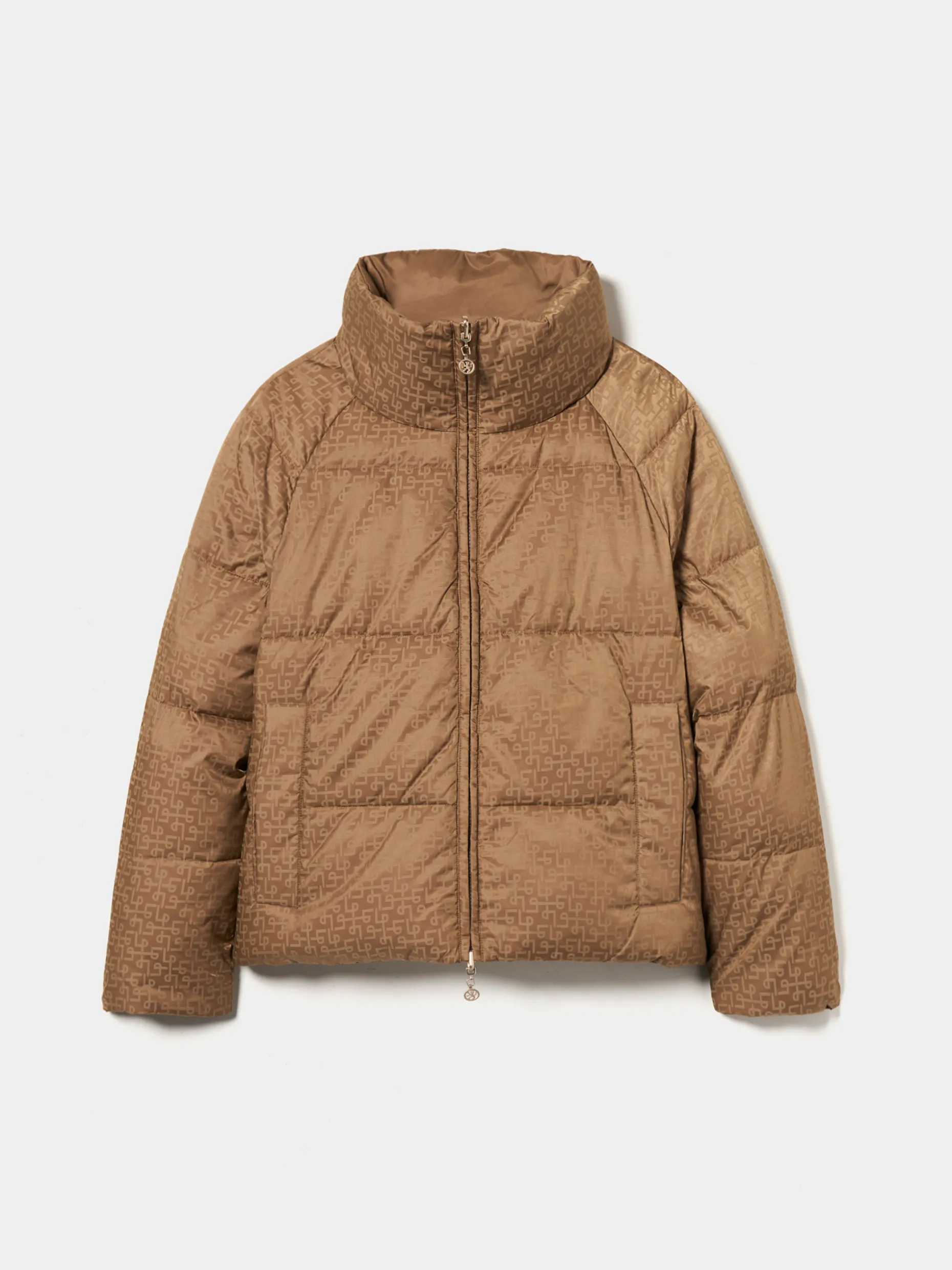 Blusão reversível acolchoado com monograma