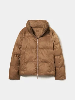 Blusão reversível acolchoado com monograma