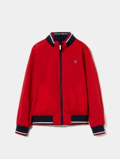 Blusão reversível combinado