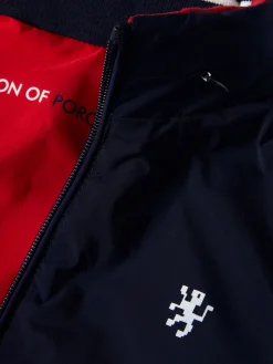 Blusão reversível combinado