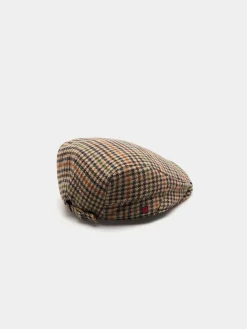 Boina tartan mistura de lã