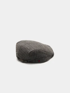 Boina tartan mistura de lã