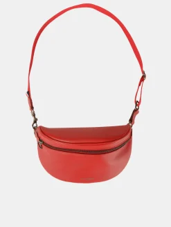 Bolsa de cintura em pele