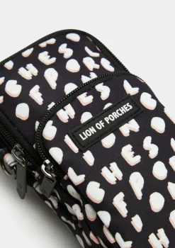 Bolsa telemóvel com estampado