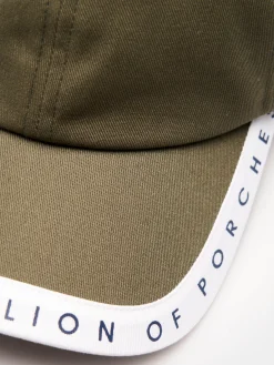 Boné de algodão com logotipo