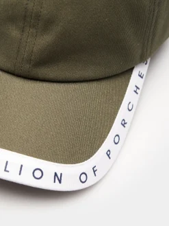 Boné de algodão com logotipo