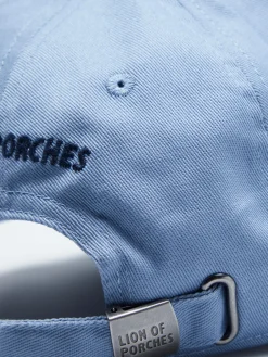 Boné de algodão com pala curva