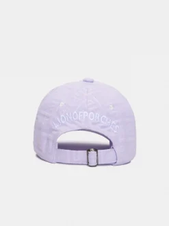 Boné para mulher com pala curva e monograma e logótipo