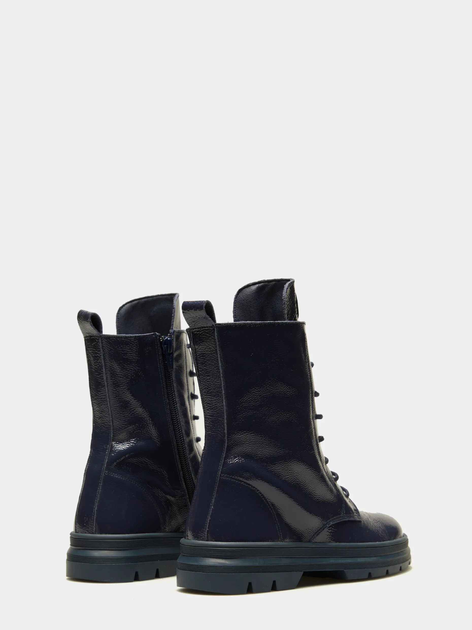 Botas militares em pele