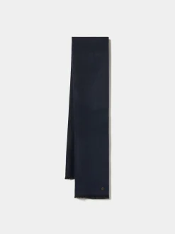 Cachecol com franjas mistura de lã