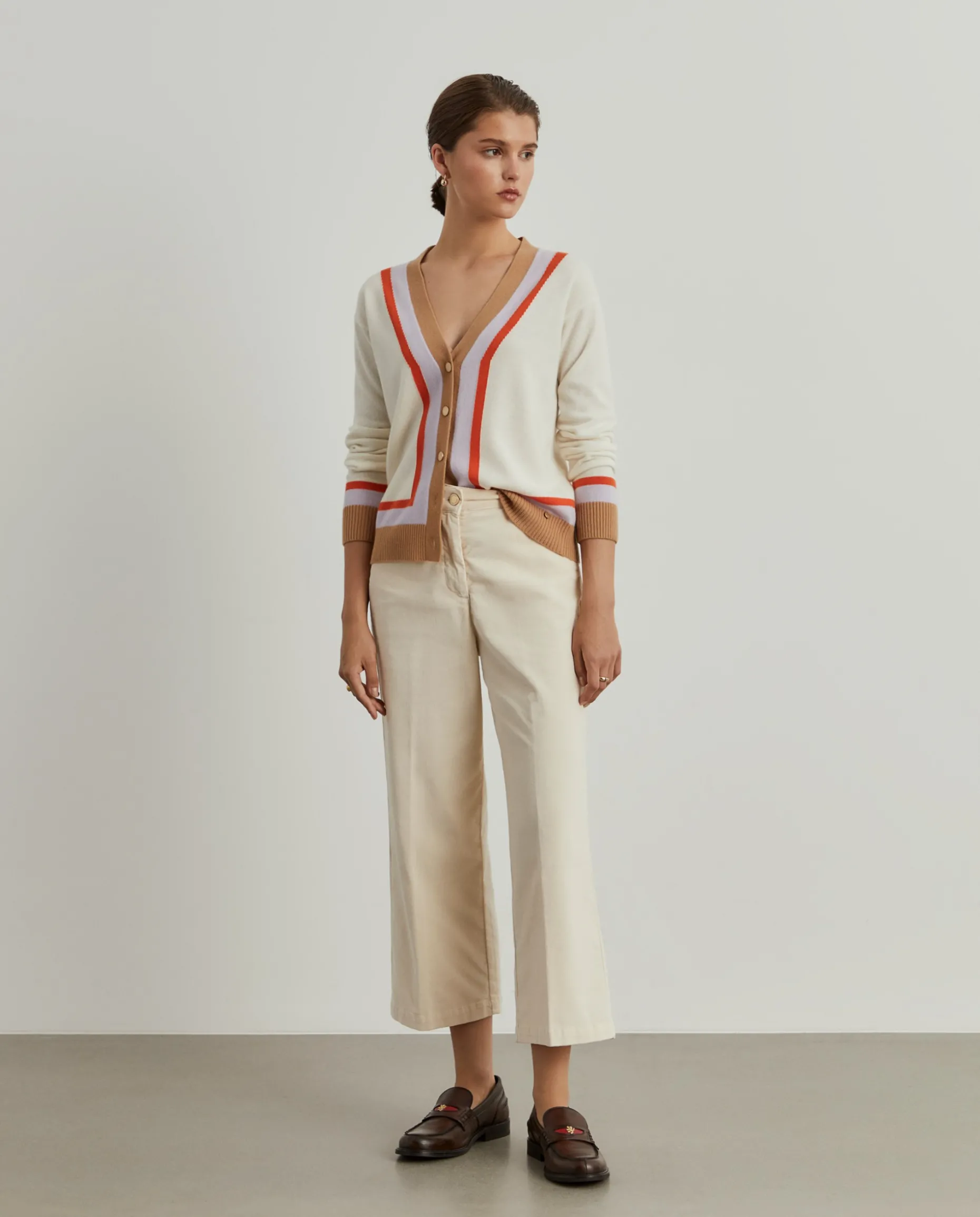 Calças bombazine perna reta