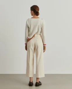 Calças bombazine perna reta