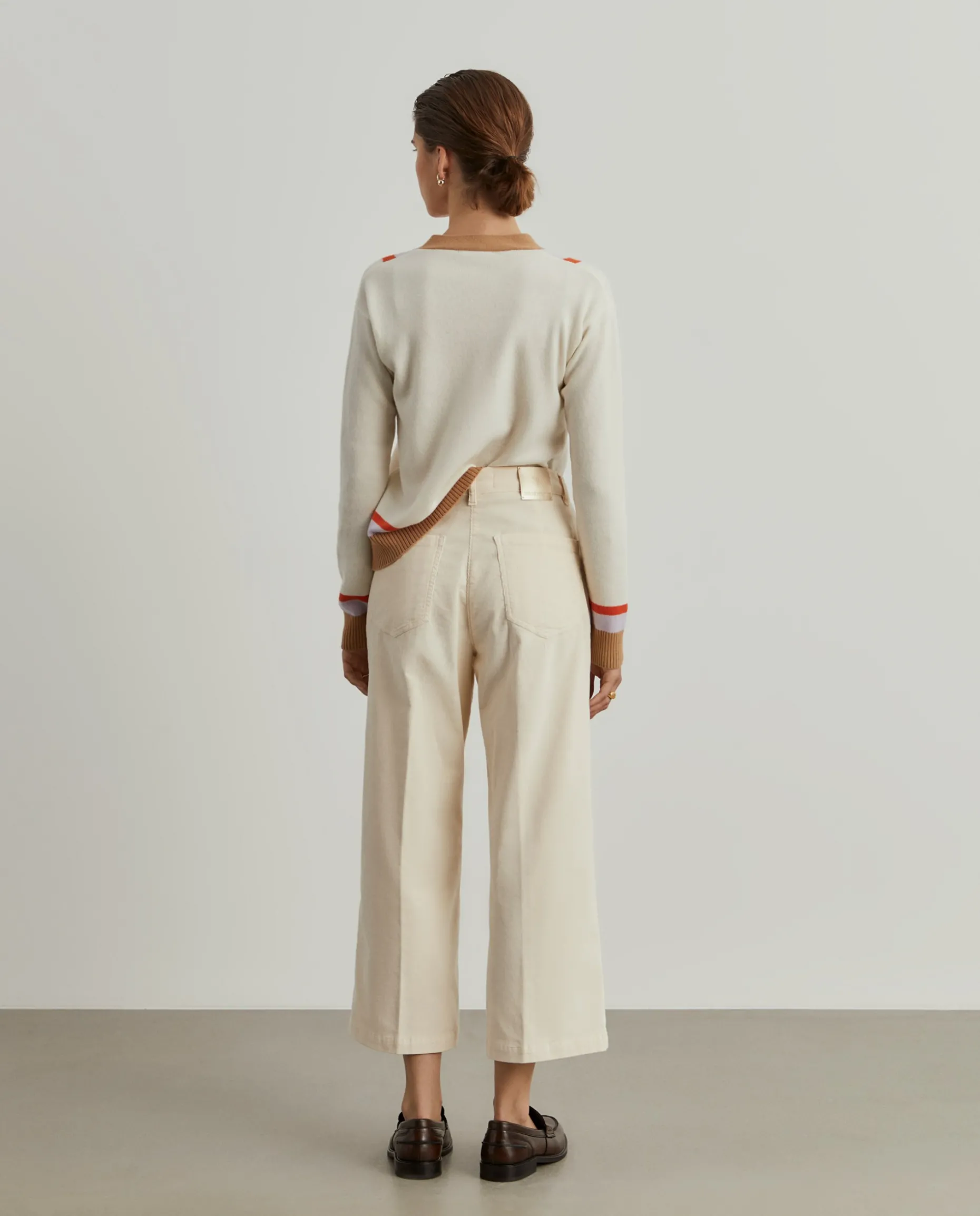 Calças bombazine perna reta