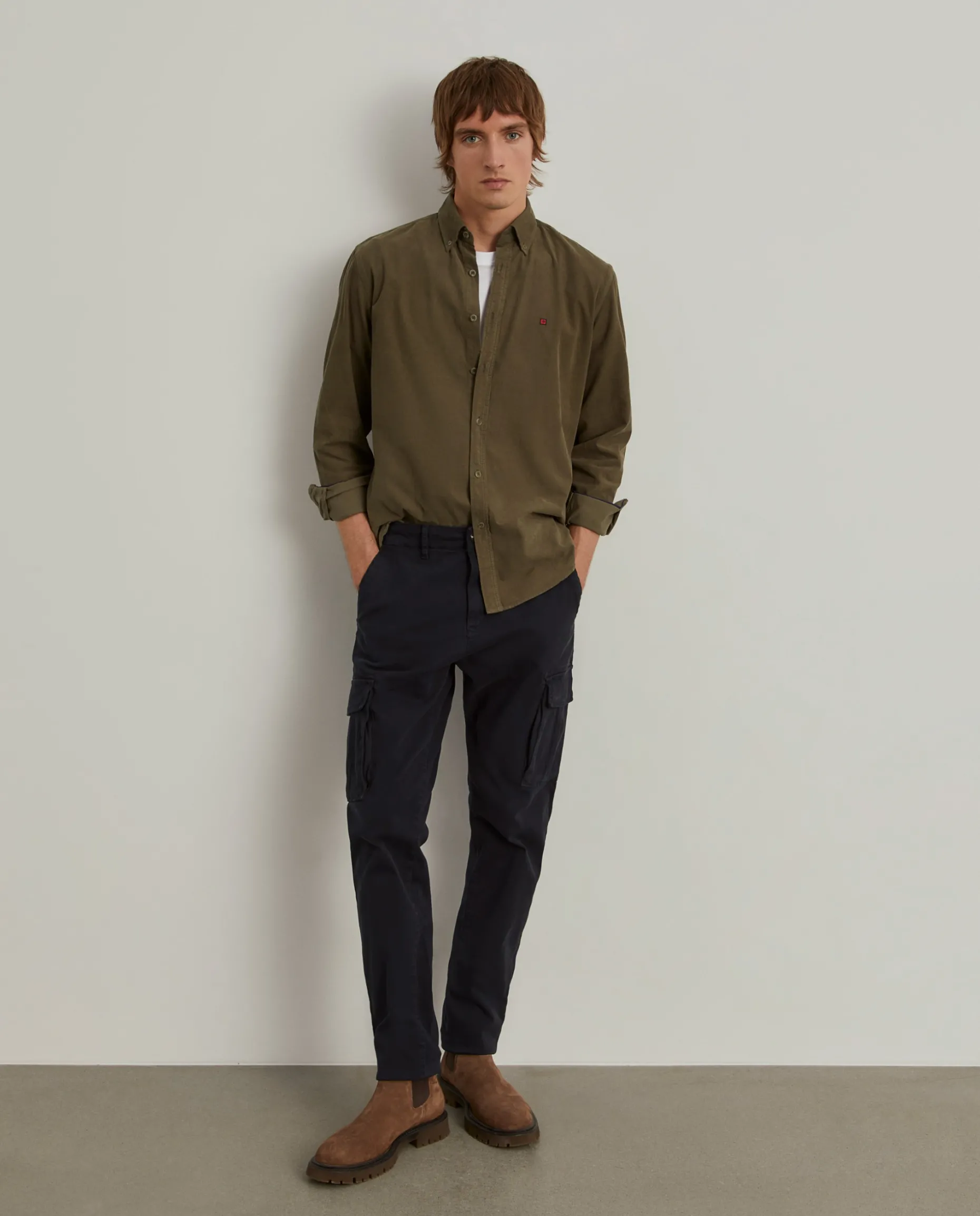 Calças cargo regular fit