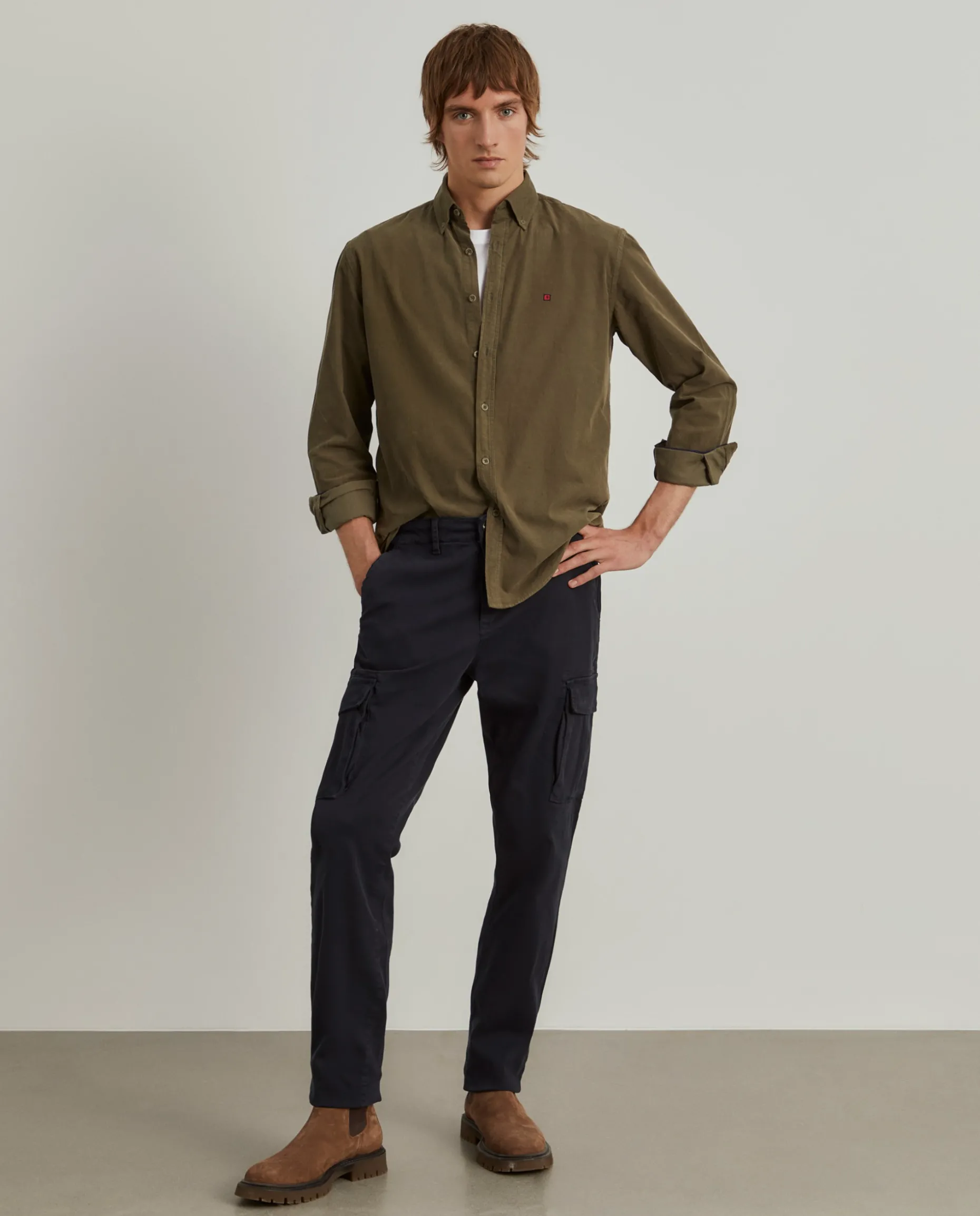 Calças cargo regular fit