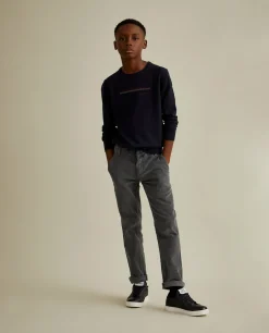 Calças chino bombazina stretch