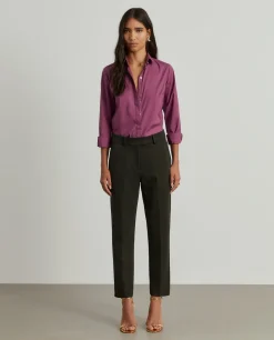 Calças chino de malha