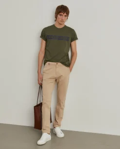 Calças chino regular fit