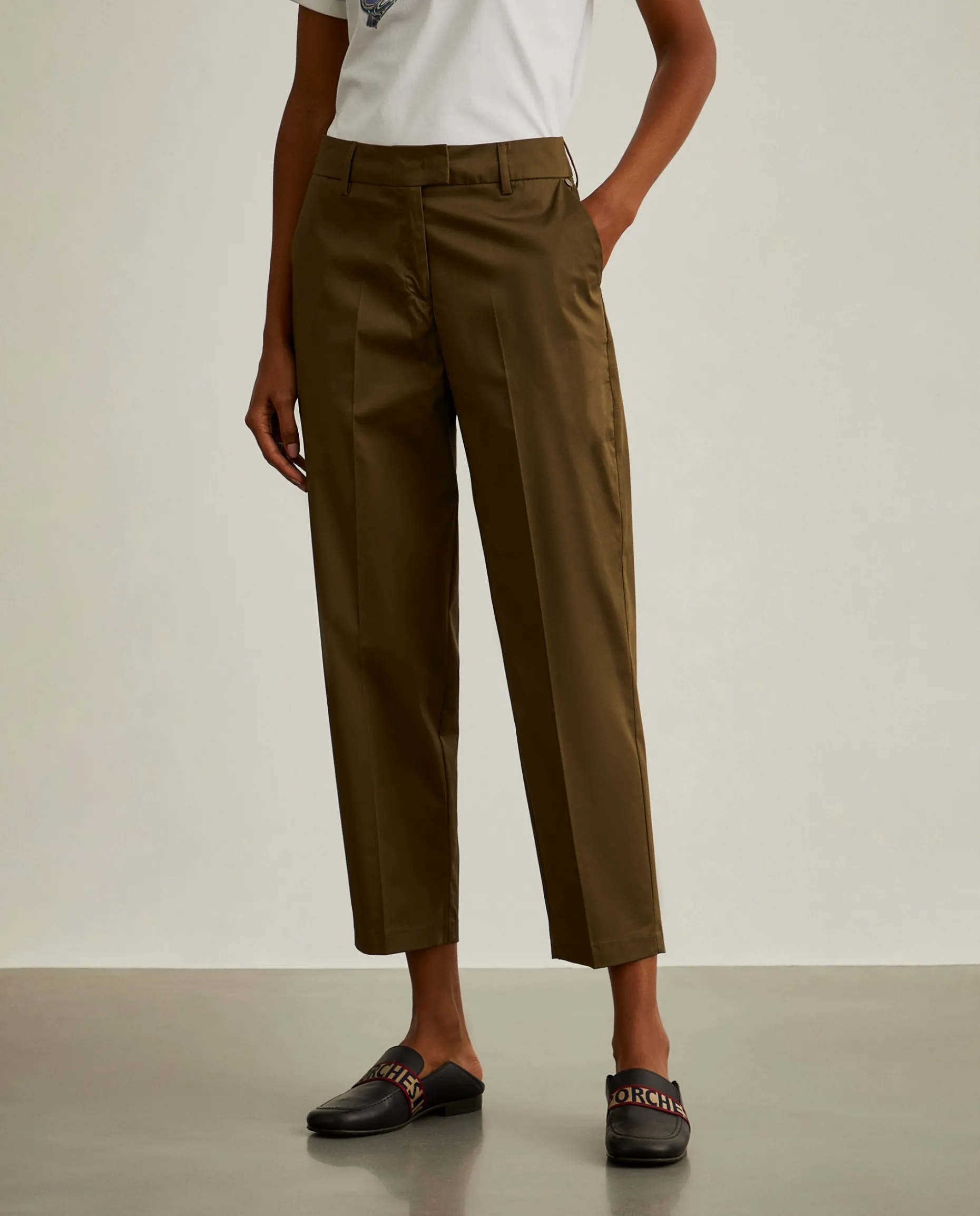 Calças chino regular fit