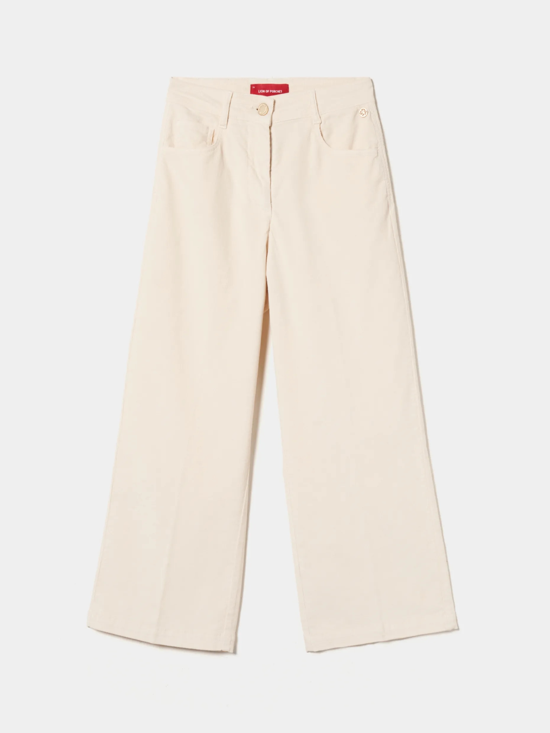 Calças culotte bombazine perna reta