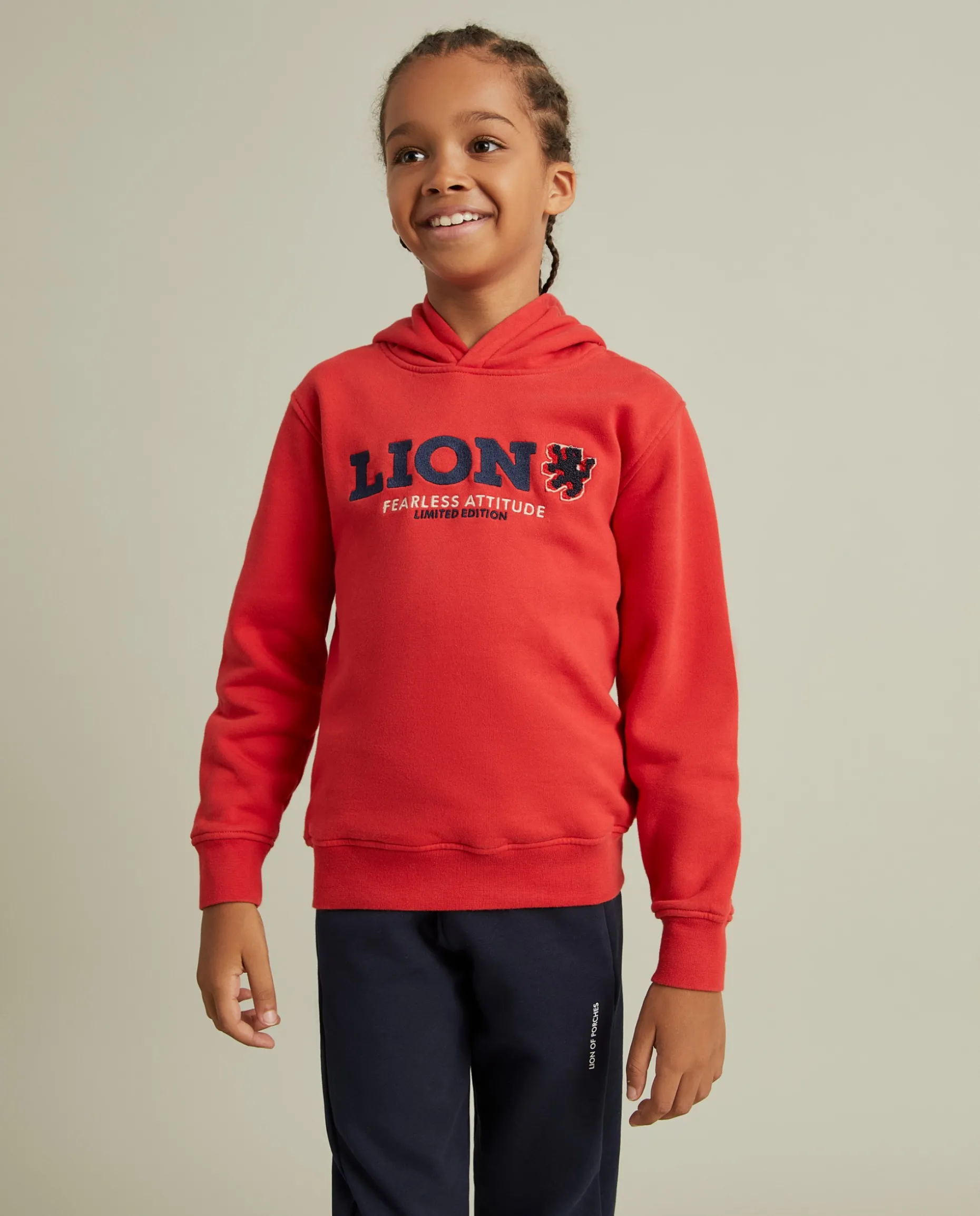 Calças de malha com cordão