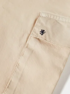 Calças de sarja com bolsos