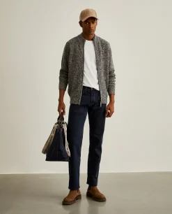 Calças denim regular fit