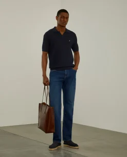 Calças denim regular fit