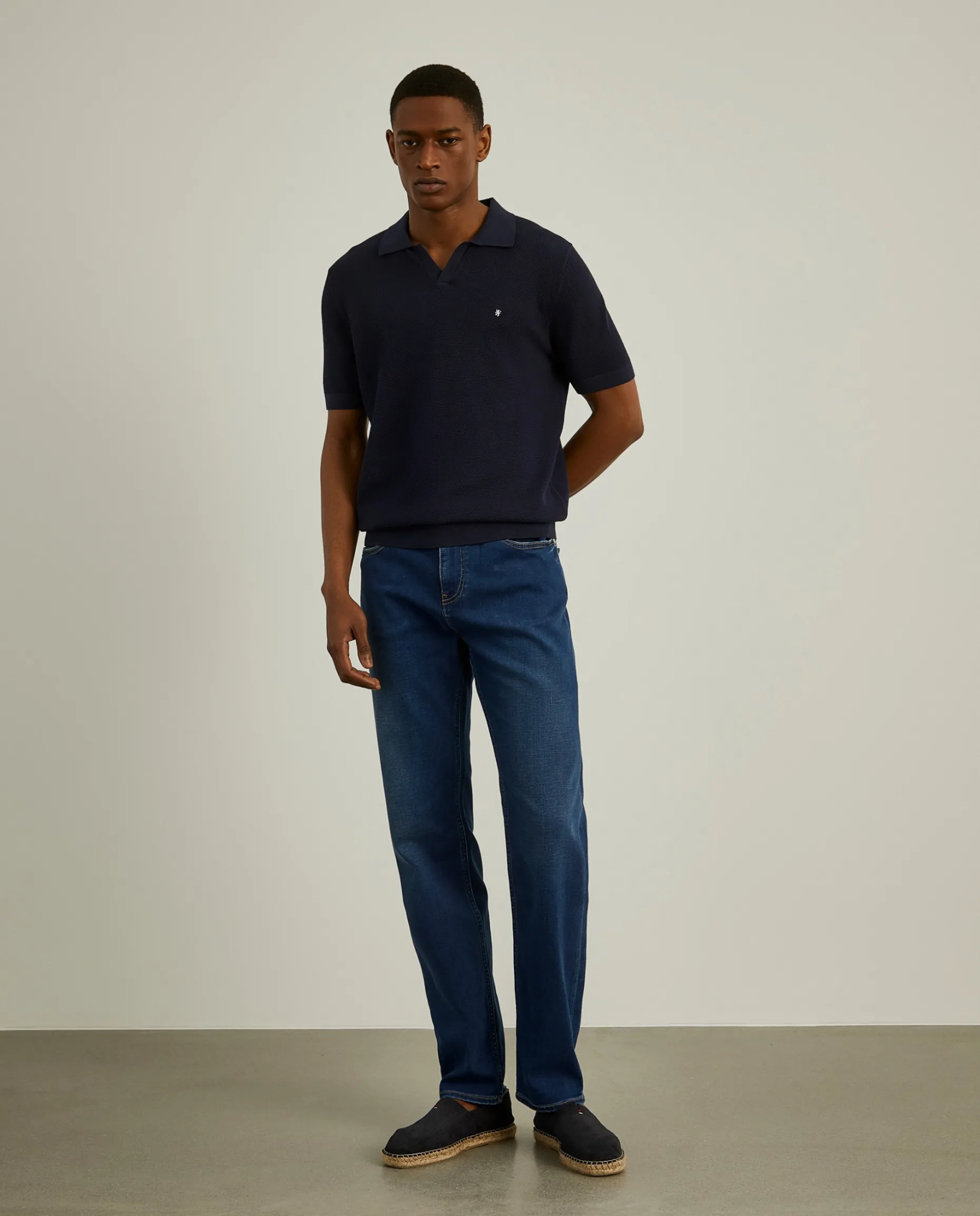 Calças denim regular fit