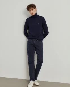 Calças denim regular fit